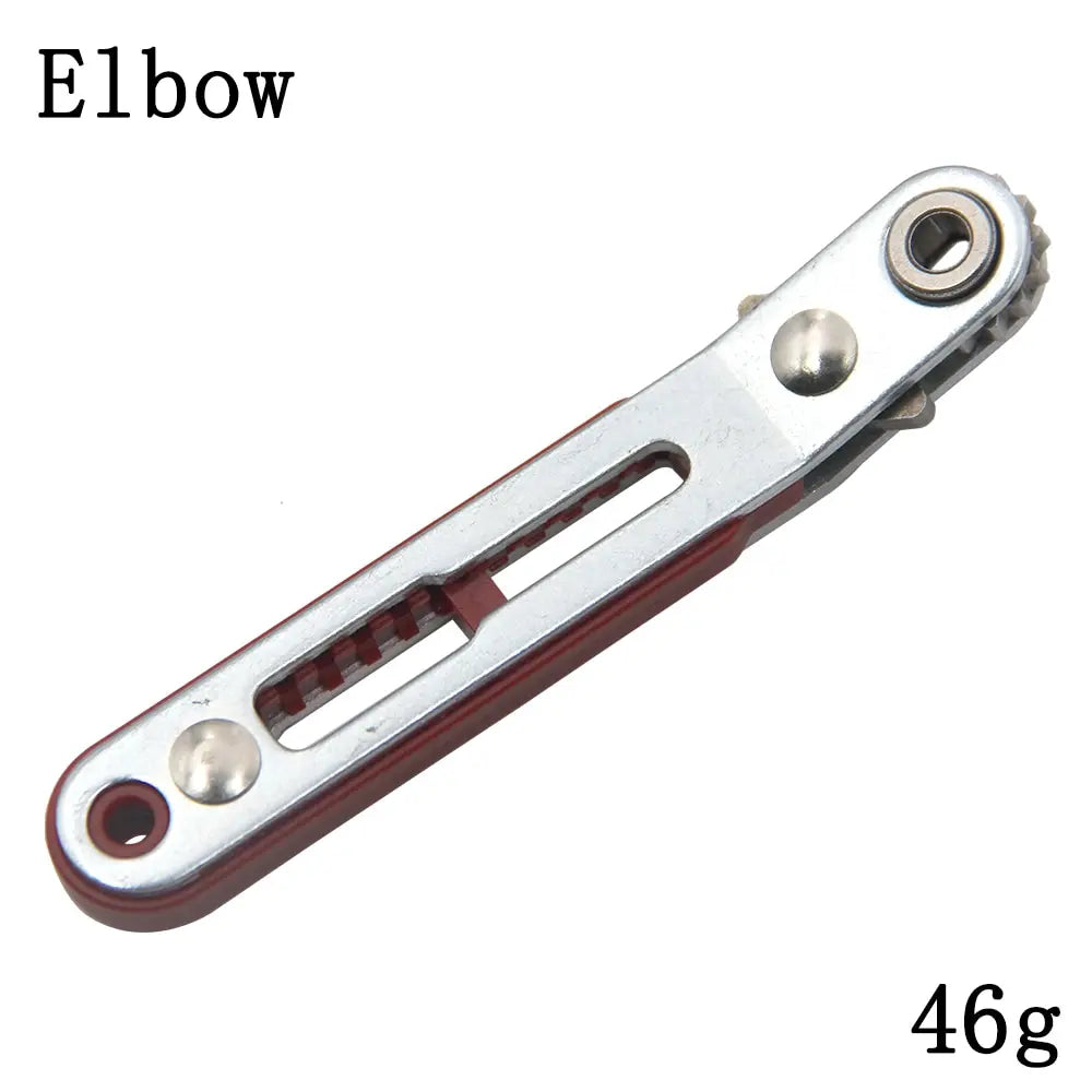 Multifunctional Bidirectional Forward and Reverse Ratchet Screwdriver Elbow Flat Head Wrench Cross Screwdriver Slotted Tool Beauty World Shop