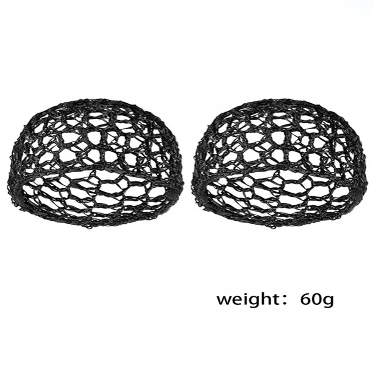 2/6 pcs Comfortable Handmade Crochet Hair Net Hat, Braided Hat, Breathable Mesh Sleeping Cap, Unisex Elastic Hair Net Beauty World Shop