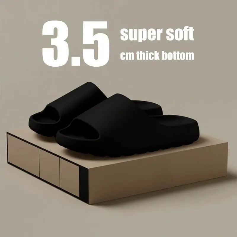 Coconut Slippers Cloud Thick-soled Sandals Summer Fashion Soft Bottom Beach Men Slippers Women's Sandals EVA Slides Beauty World Shop
