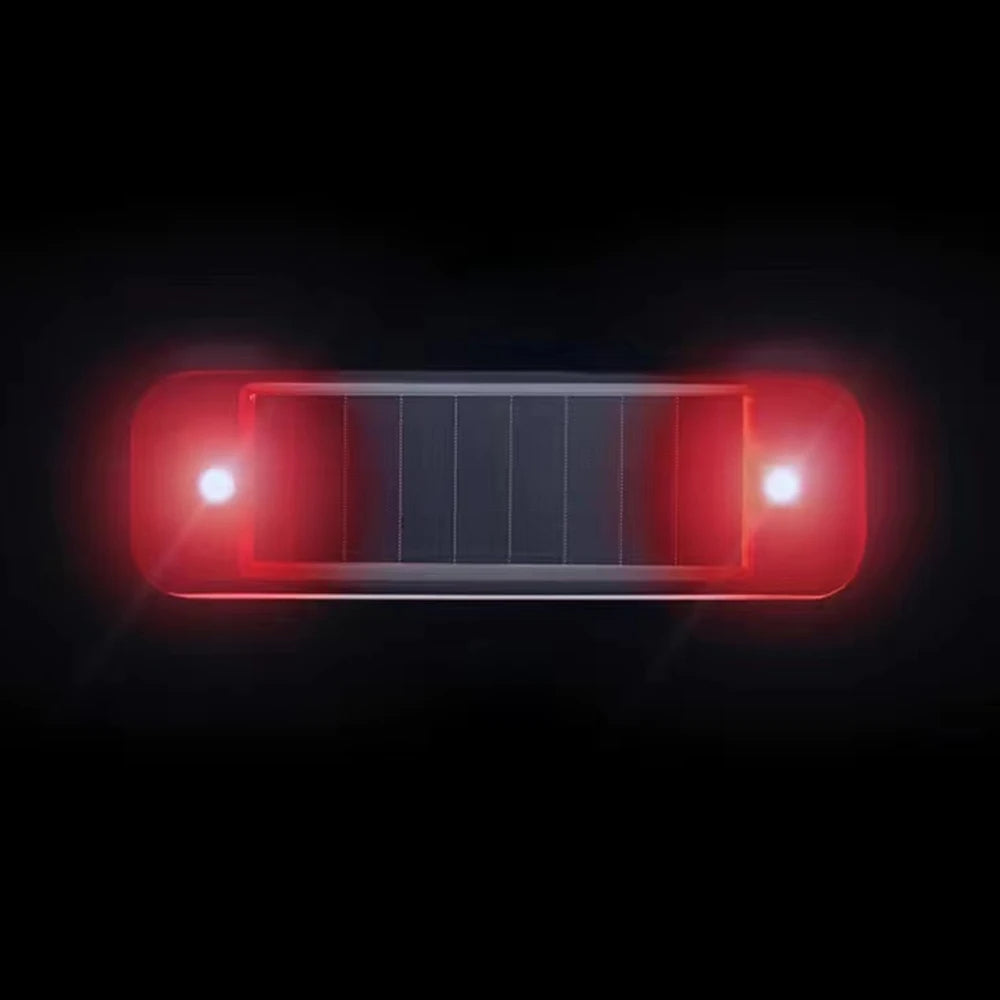 Mini LED Solar Power Car Warning Light Night Security Simulated Alarm Wireless Anti-Theft Caution Lamp Flashing Dummy Alarm Lamp Beauty World Shop