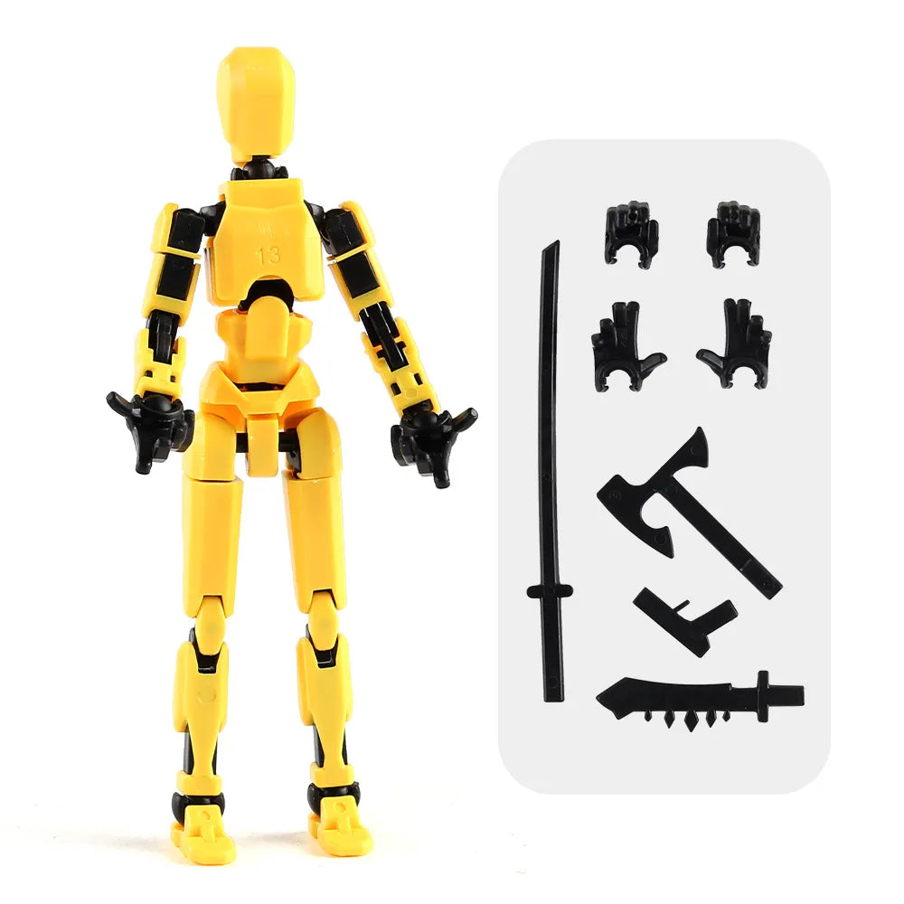 3D Multi-Jointed Movable Shapeshift Robot Joint Dog Creative Printed Mannequin Dummy Action Model Doll Toys for Children's Gifts Beauty World Shop