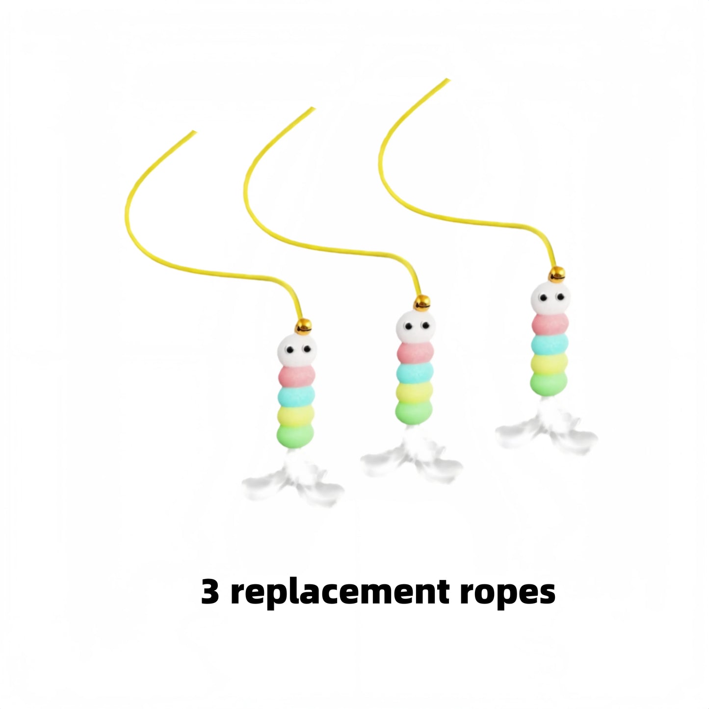 New Type Of Electric Cat Toy with 2 Ropes Smart Hanging Door Auto Swing Feather Toy A Self-entertainment And Cat-teasing Wonder Beauty World Shop