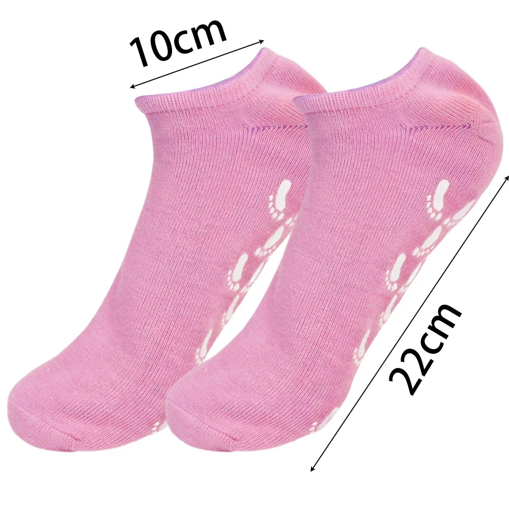 Silicone Moisturizing Mask Socks Reusable Exfoliating Anti Crack Protective Gloves Dry Dead Skin Remover Tools Hand Foot Care Beauty World Shop