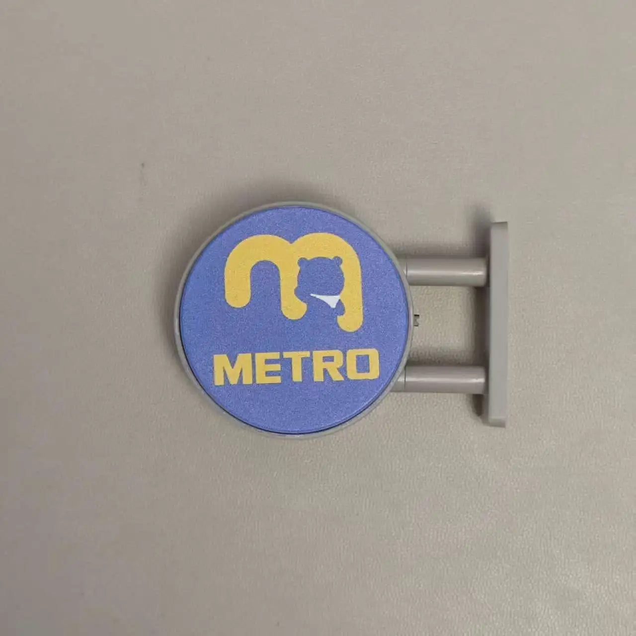 3d Magnetic Fridge Stickers Convenience Store Magnets Light Signs Ornaments Sam'S Supermarket Luminous Light Box Decorative Beauty World Shop