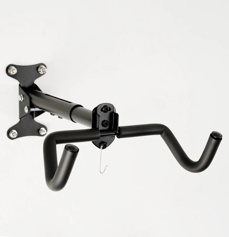 1PCS Wall Beam Stretchable Stand MTB Hanging Holder Room Wall Mounted Bicycle Rack 360 Degree Rotating Heavy Duty Storage Rack Beauty World Shop