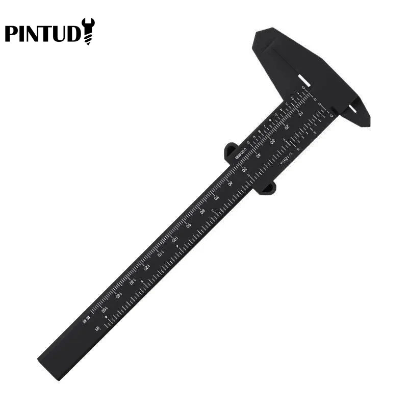 1PC Plastic Vernier Caliper Digital Display Caliper Mini Text Play Caliper Student Vernier Ruler 0 to 150mm Measuring Tool Beauty World Shop