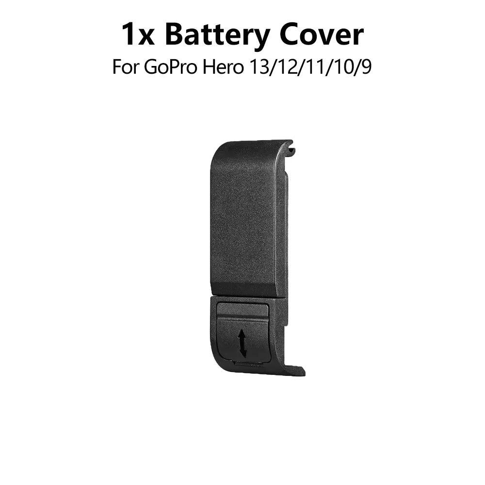 Hero 13/12/11/10/9 Battery Cover Replacement Side Door for GoPro Hero 13 12 11 10 9 Black Action Camera Accessories