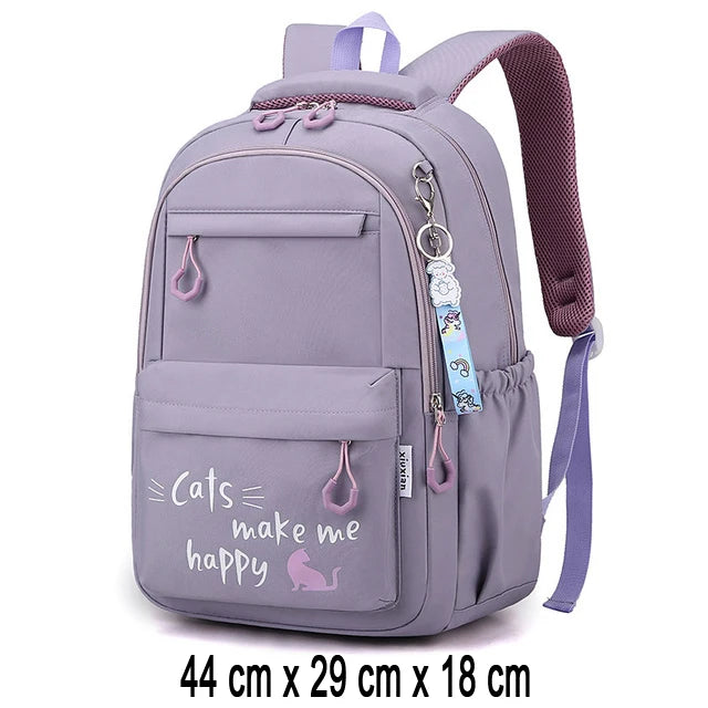 Girl School Bag Backpack Back Pack For Teenager Women Children Female Pink Schoolbag Primary High Bagpack Class Teens Child Kids Beauty World Shop