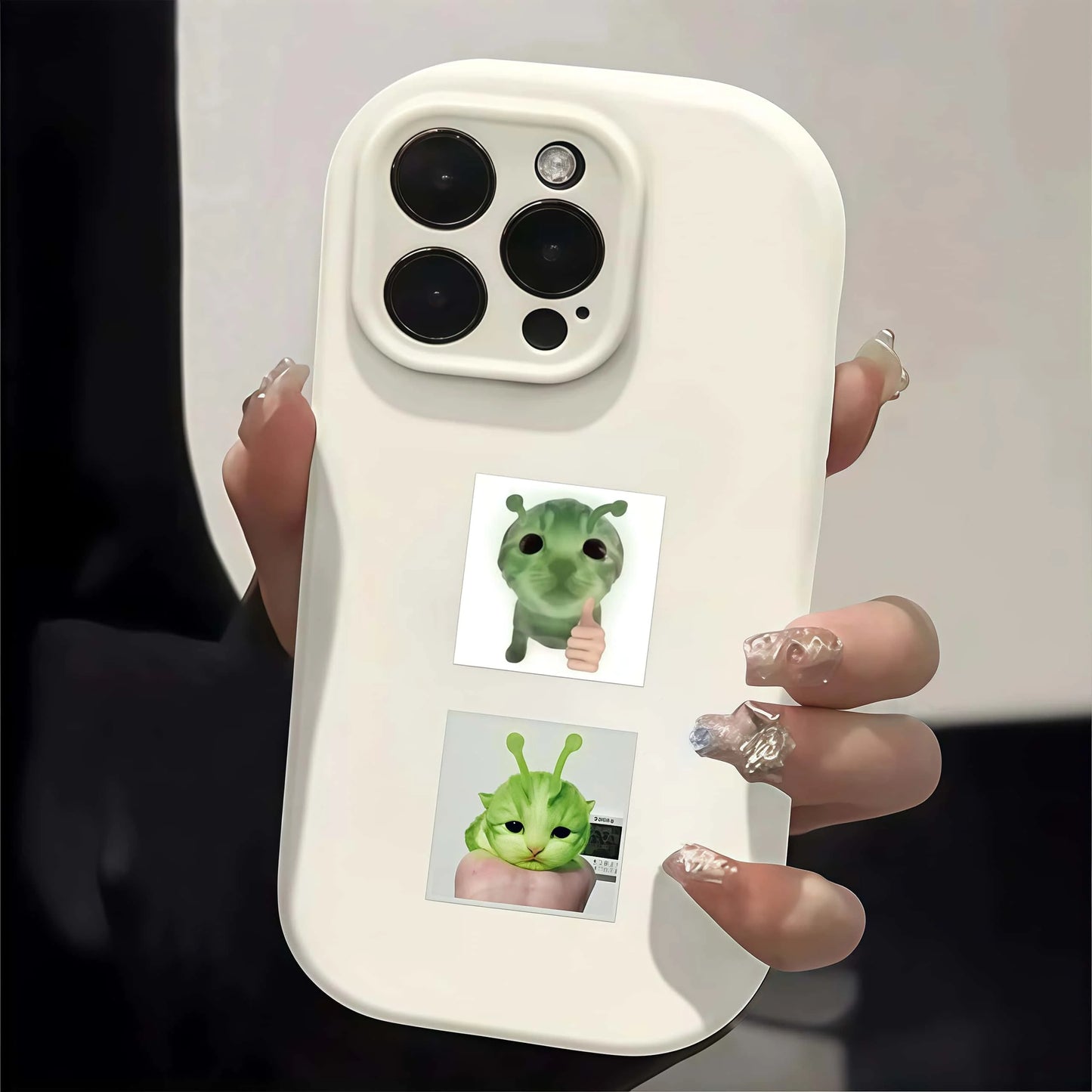 500Pcs Funny Alien Cat Stickers, Quirky Extraterrestrial Kitten Decals for DIY, Journal & Gift Embellishment Beauty World Shop