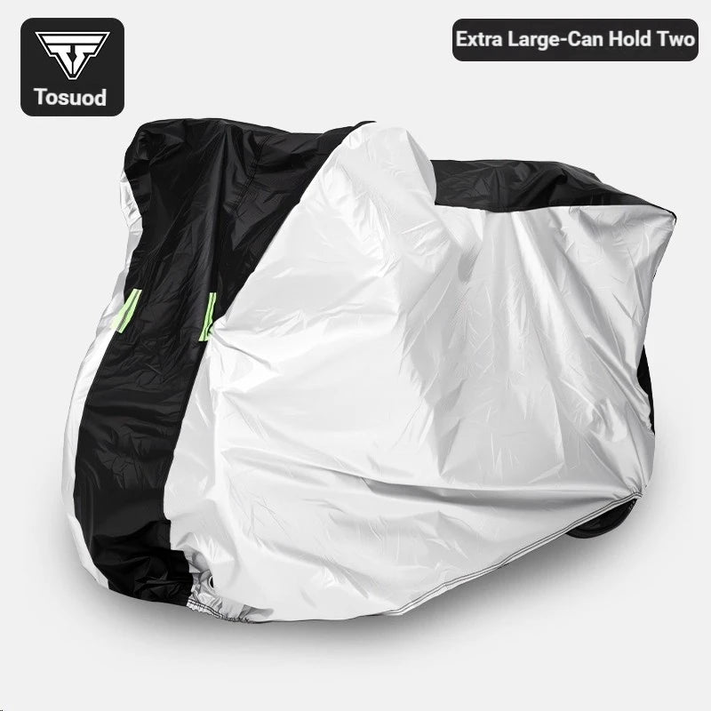 TOSUOD Thickened bike rain cover, All-Inclusive Design Rain Snow Dust New All Weather Protective Sunshade Protective Covers Beauty World Shop