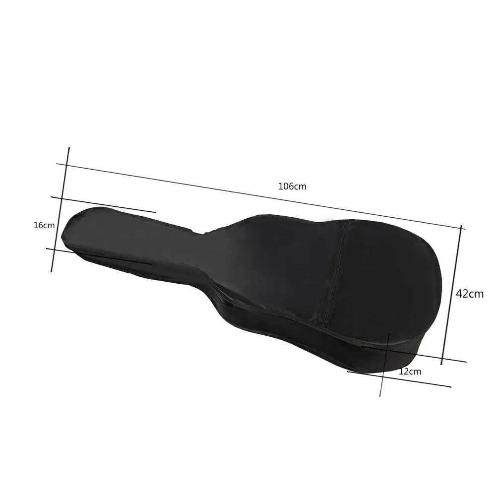 SLADE Portable 38/41 Inch Classical Acoustic Guitar Carry Bag Soft Case with Shoulder Strap Backpack Guitar Parts & Accessories Beauty World Shop