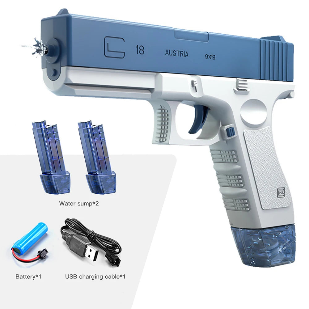 M416 Water Gun Electric Pistol Shooting Toy Full Automatic Summer Shoot Beach Outdoor Fun Toy For Children Boys Girl Adults Gift Beauty World Shop