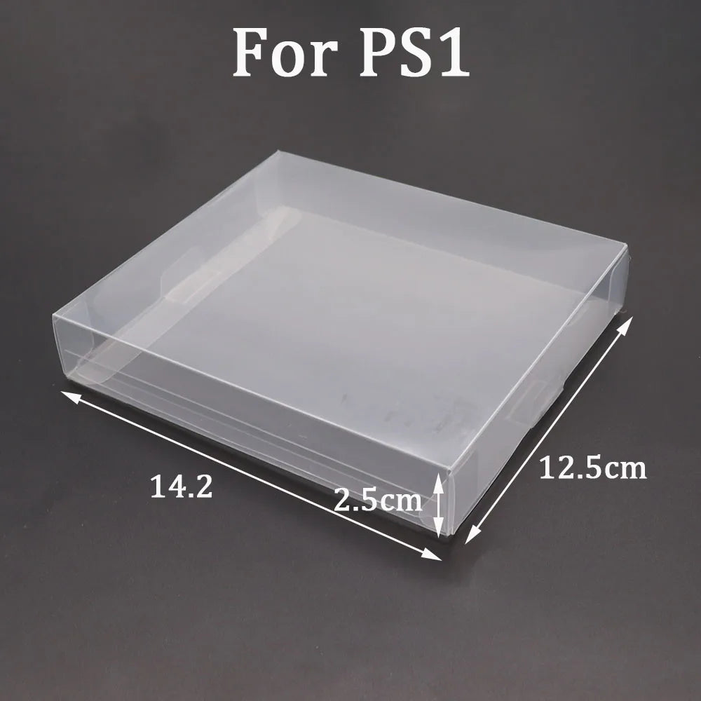 5/20PCS Clear Transparent Game Cartridge Box Case Games Plastic PET Protector for N64 NES SNES for ps5 ps4 ps3 GB GBA GBC Switch