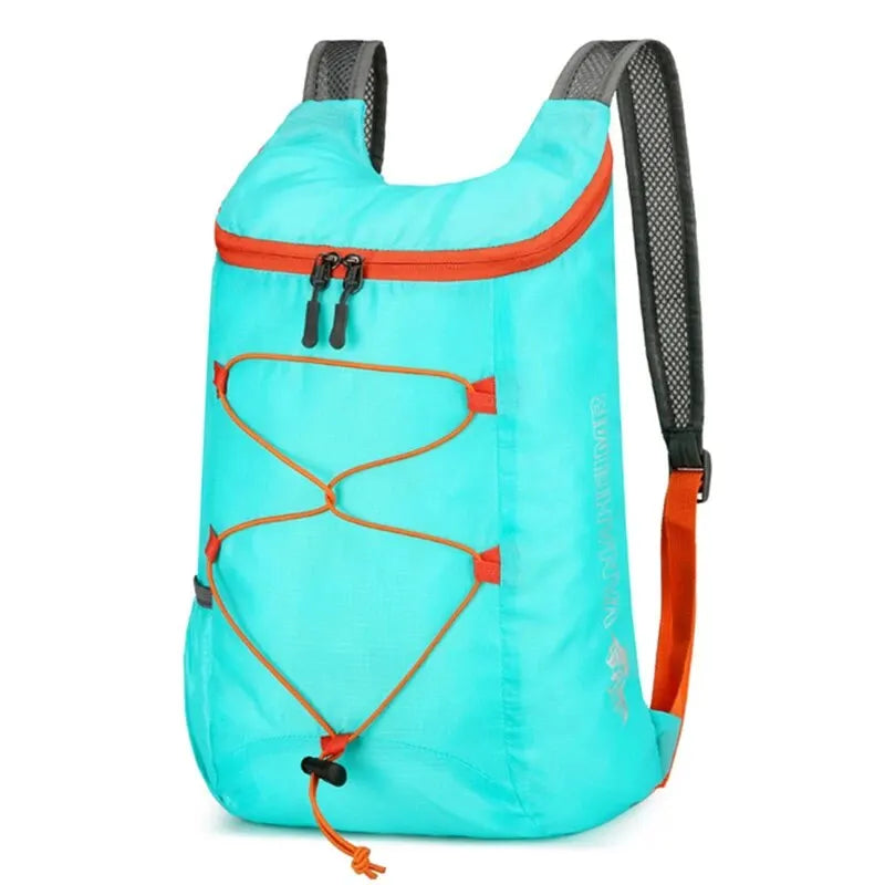 Multifunctional Outdoor Folding Backpack High Density Lightweight Waterproof Nylon Fabric Sports Bag for Camping Hiking Travel Beauty World Shop