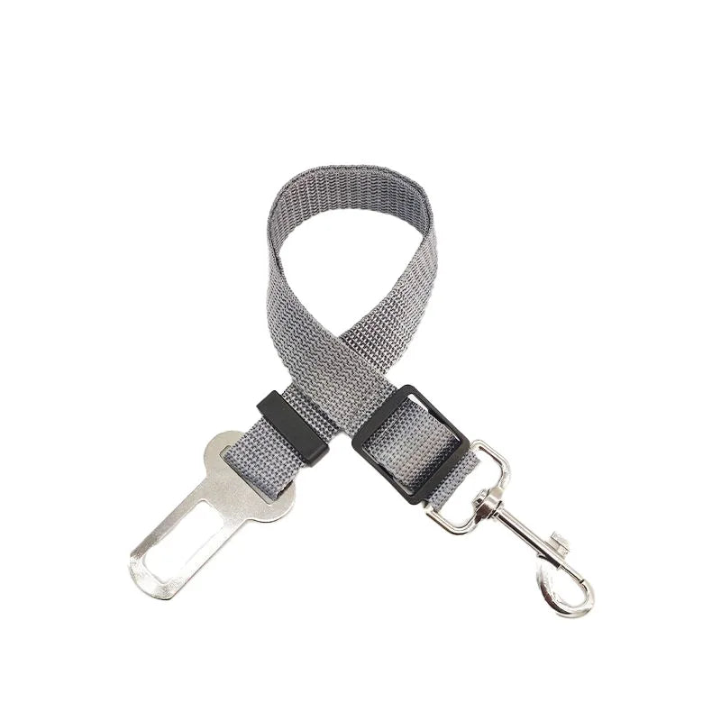 New Dog Car Belt Cat Car Seat Belt Pet Seat Vehicle Dog Harness Lead Clip Safety Lever Traction Dog Collars GXQ05