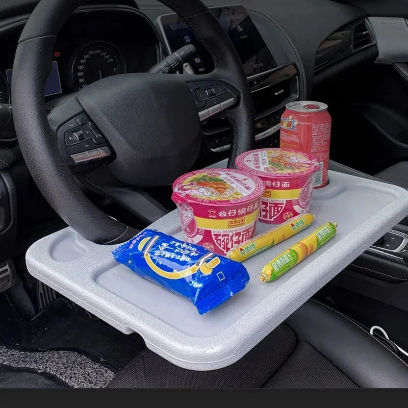 Portable Car Laptop Computer Desk Mount Stand Foldable Steering Wheel Dining Table Bracket Drink Food Coffee Tray Board Amagi Beauty World Shop