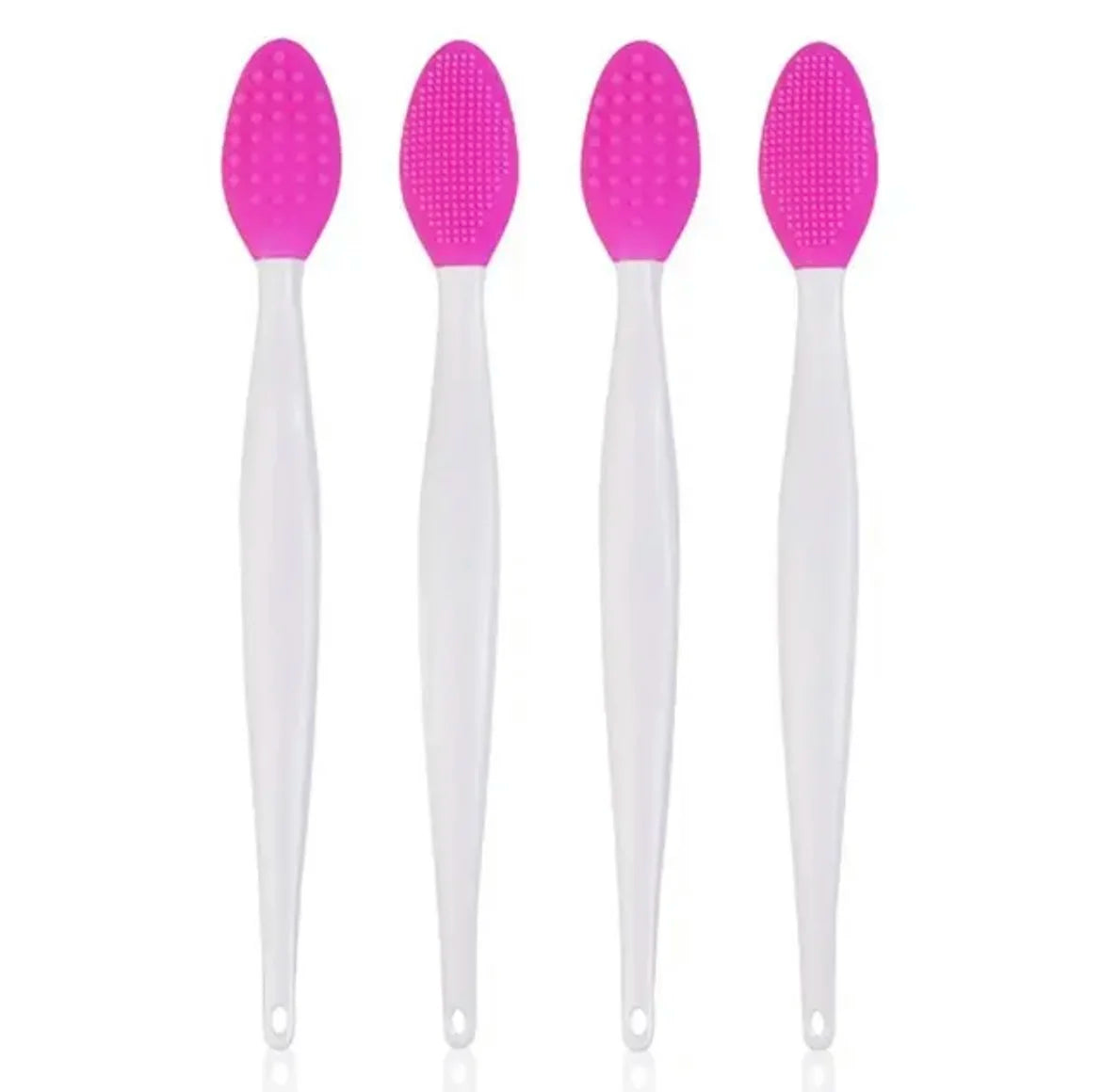 1PC/4PCS Beauty Skin Care Wash Face Silicone Brush Exfoliating Nose Clean Blackhead Removal Brushes Tools With Replacement Head Beauty World Shop