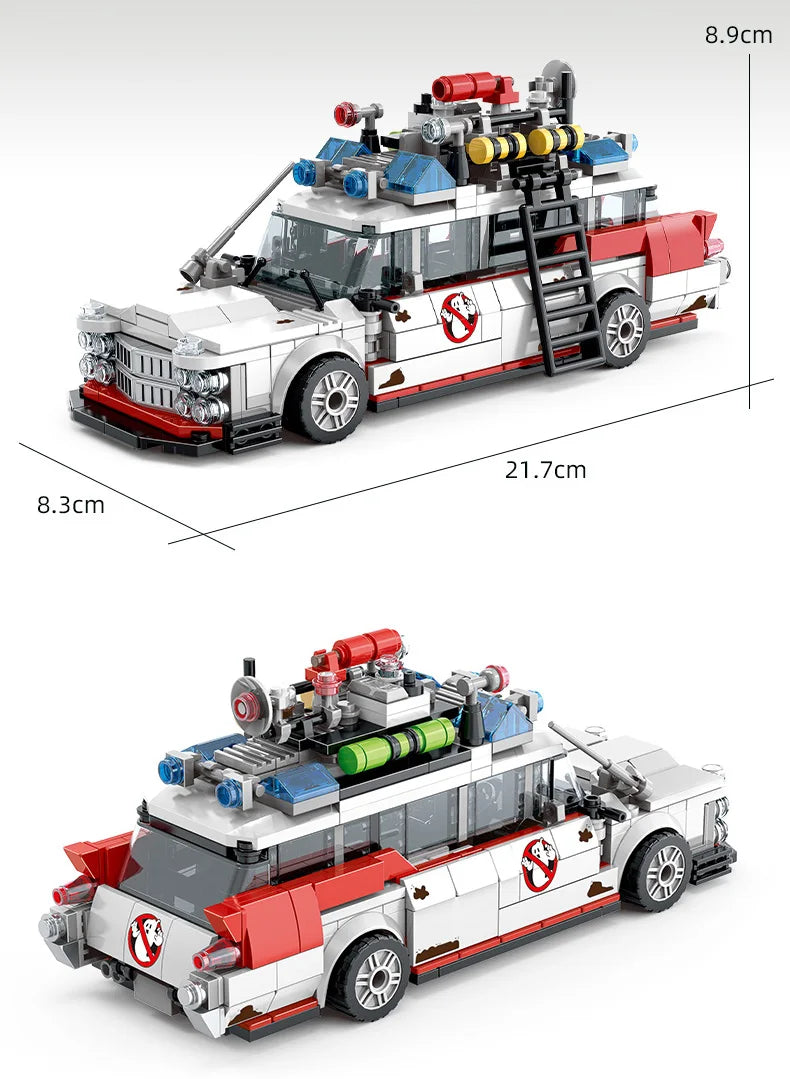 Creative Ghostbusters ECTO-1 Vehicle Technical Building Blocks Racing Car Model Car Assembly Bricks Toys for Kids Adult gifts Beauty World Shop