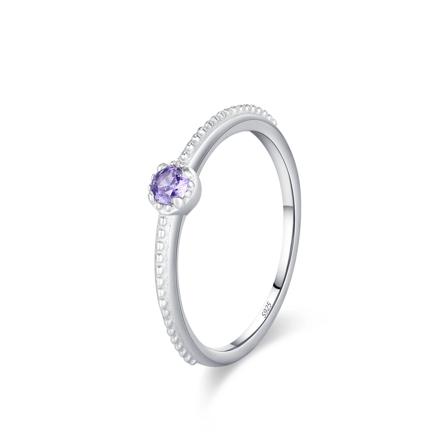 Ailmay 925 Sterling Silver Round Rainbow Zircon Rings For Women Wedding Engagement Party Colored Jewelry Beauty World Shop