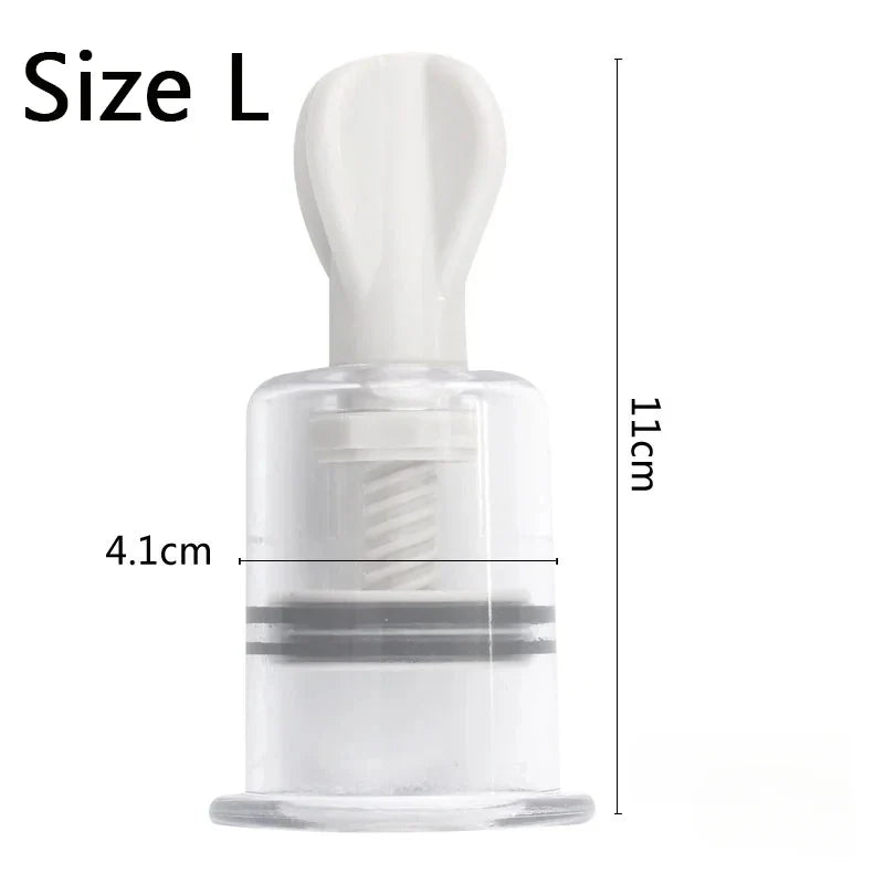 Vacuum Suction Cupping Cup Nipple Enhancer Massage Vacuum Cans Plastic Enlarger Suction Enlarger Body Breast Massager Cups Beauty Trend Shop
