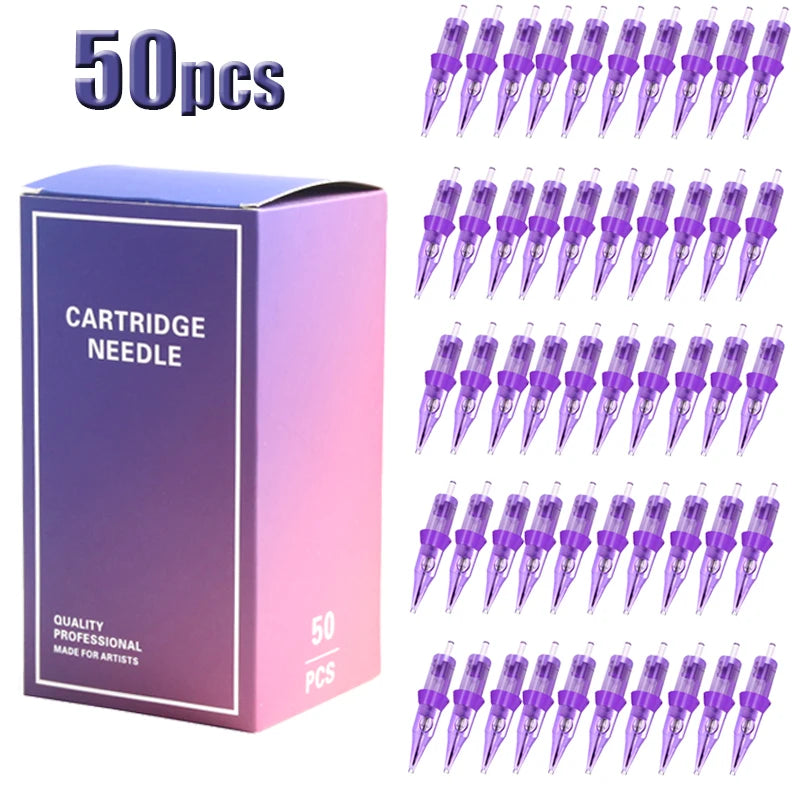 CJMIO Tattoo Needle Cartridge 3RL 5RL Bugpin Tattoo Cartridge Needle Round Liner Shader Magnum For Body Tattoo Eyebrow Machine Beauty World Shop