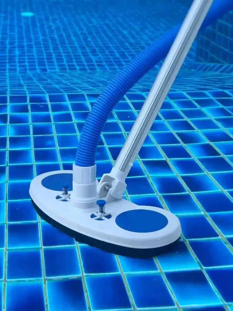 Swimming Pool Suction Head with Brush - Underwater Vacuum Cleaner Tool for Pool Bottom & Wall Cleaning Beauty World Shop
