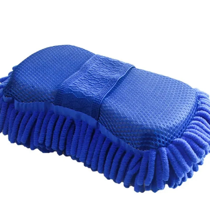 Car Washing Sponge Brush Soft Chenille Microfiber Washing Brush Car Body Cleaning Water Absorbtion Brushes Detailing Washer Beauty World Shop