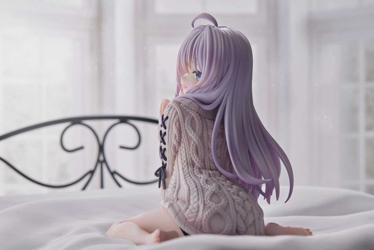 15cm The Journey of Elaina Anime Figure Knit Dress Witch Elaina Action Figure PVC Collection Model Doll Toys for Christmas Gifts Beauty World Shop