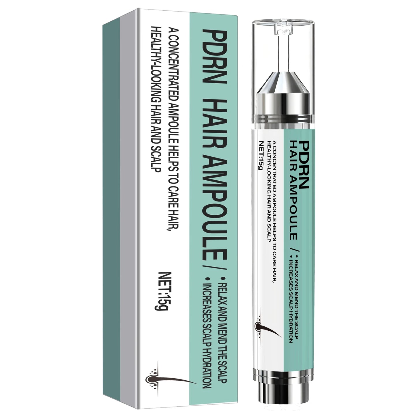 Hair Ampoule with Keratin & Biotin, Deeply Moisturizes & Repairs Hair, Increases Scalp Hydration for Healthy-Looking Hair. Beauty World Shop
