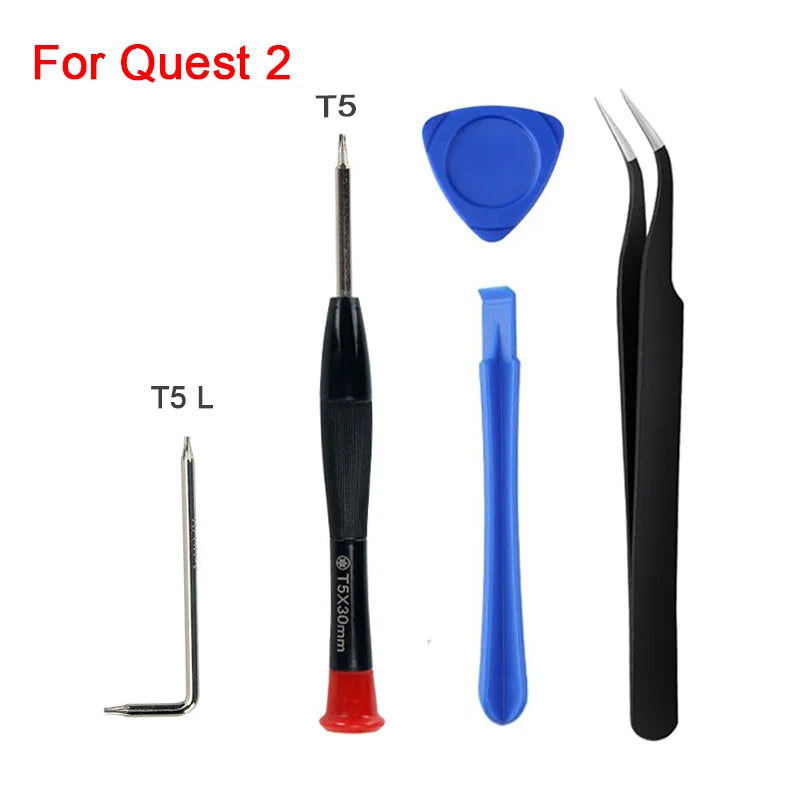 Thumbsticks for Oculus Quest 2 Controller Joystick Replacement Kit for Meta Quest 2 Thumbstick Caps with Tools