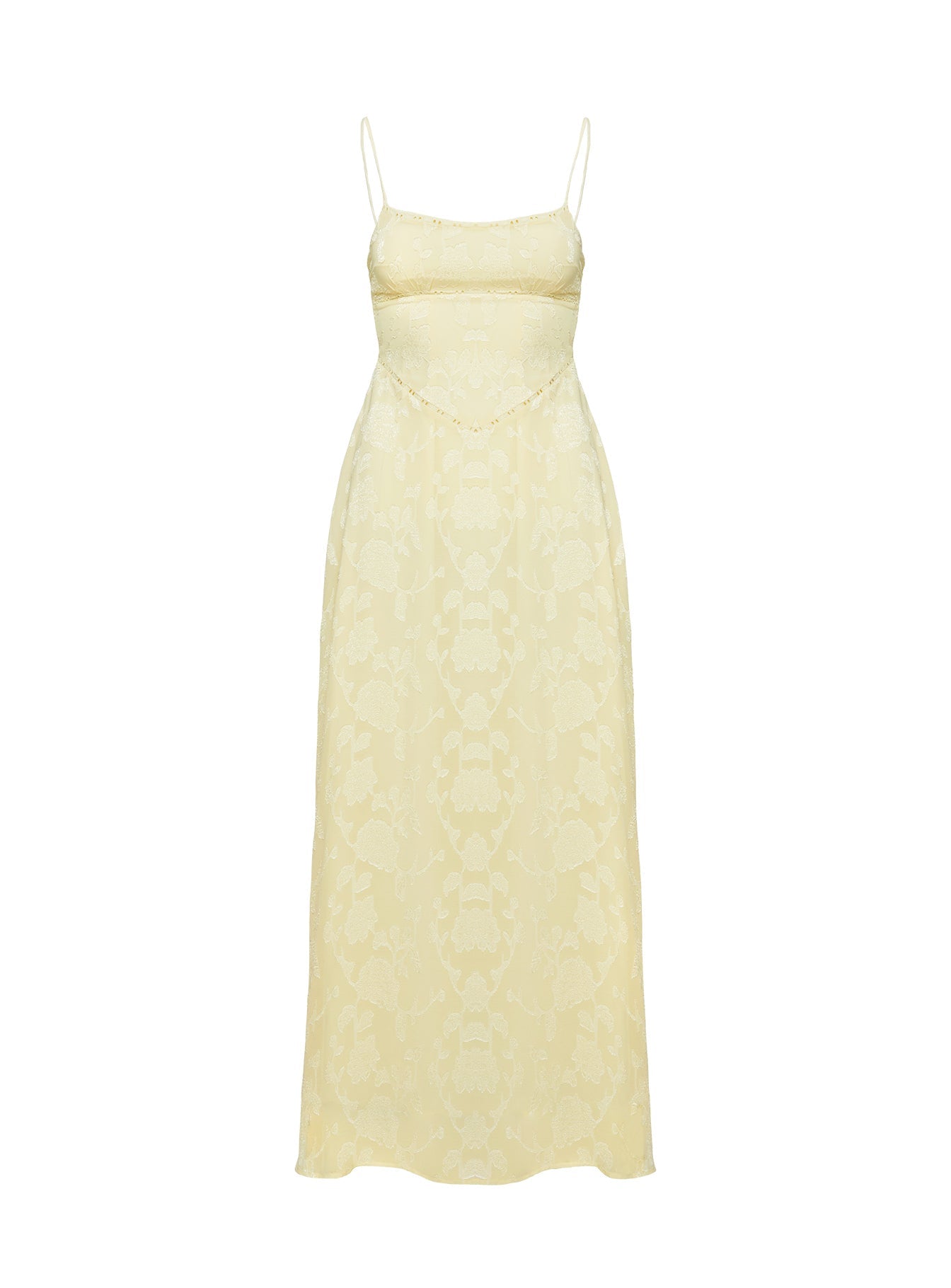 South Of France Maxi Dress Yellow Princess Polly