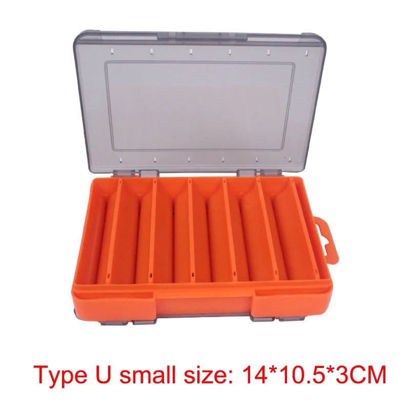 Shrimp Fishing Box Fishing Accessories Box Squid Jig Box Tackle Double Side Folio U Size Wooden Plastic Case for Fish Beauty World Shop