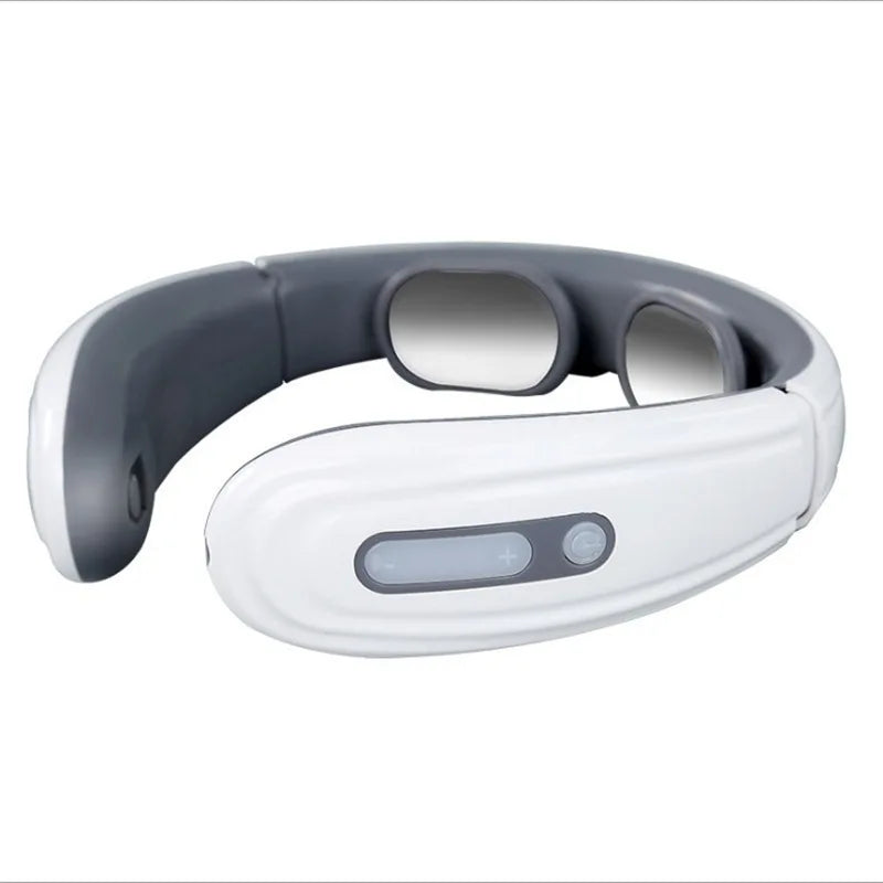 Ems Electric Neck Massager 6-Mode 9-Speed Massager Muscle Relaxation Battery Neck Massager Tool Relax Cervical Relief Pain Beauty World Shop