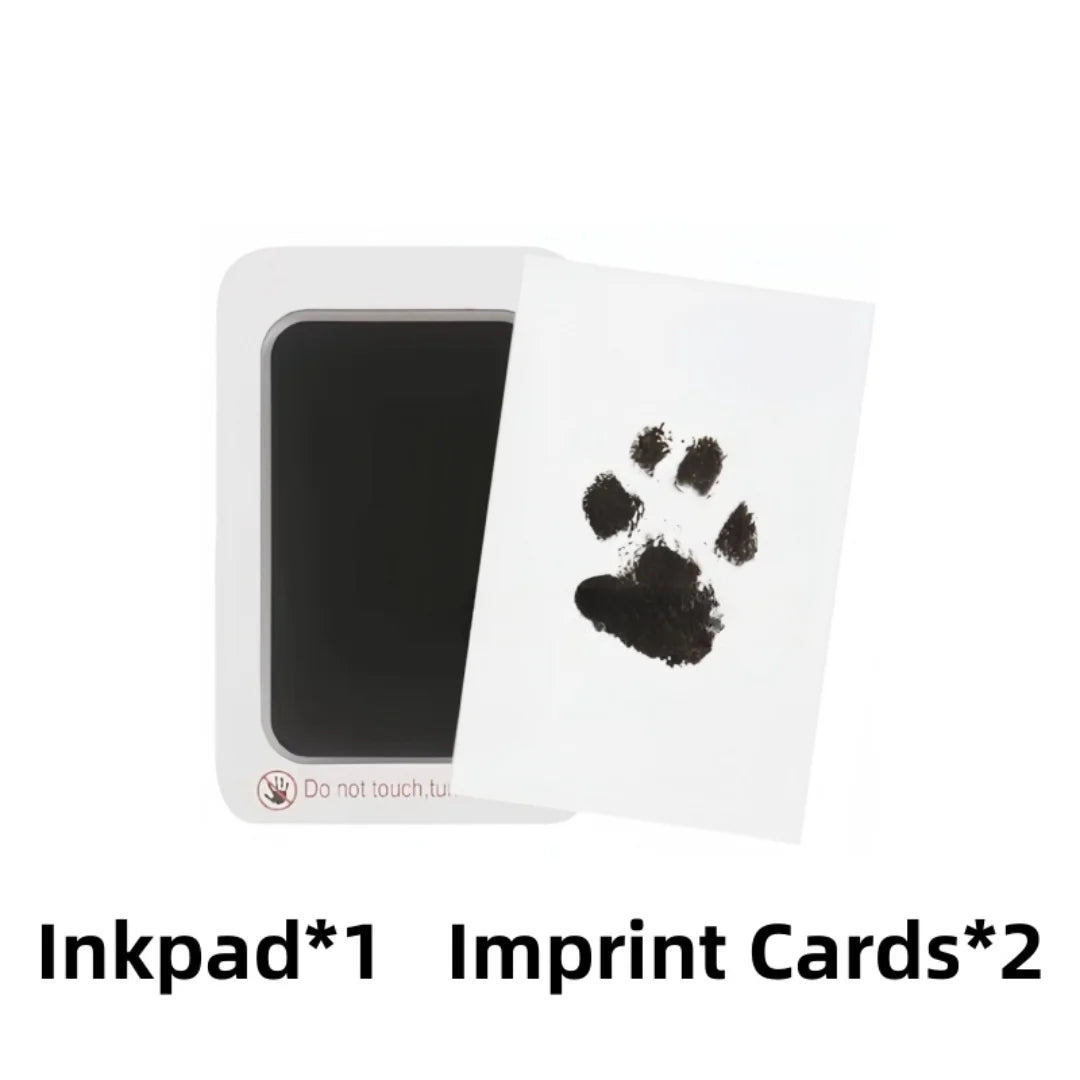 Baby Handprint and Footprint Kit Safe Non-Toxic Ink Pads Clean Inkless Touch Pet Paw Print Ink Kits with Beauty Fashion