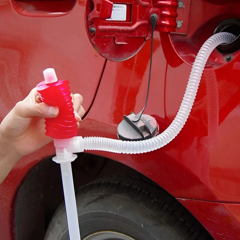 Portable manual fuel pump suction design portable fuel transfer pump for emergency use chemical-tolerant liquid transfer pump Beauty Trend Shop