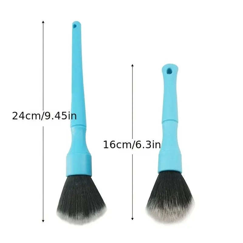 2 Pcs Car Interior Dust Sweeping Soft Brush Car Washing Tool Keyboard Gap Car Dust Brush out Trend Cleaning Brush Beauty World Shop