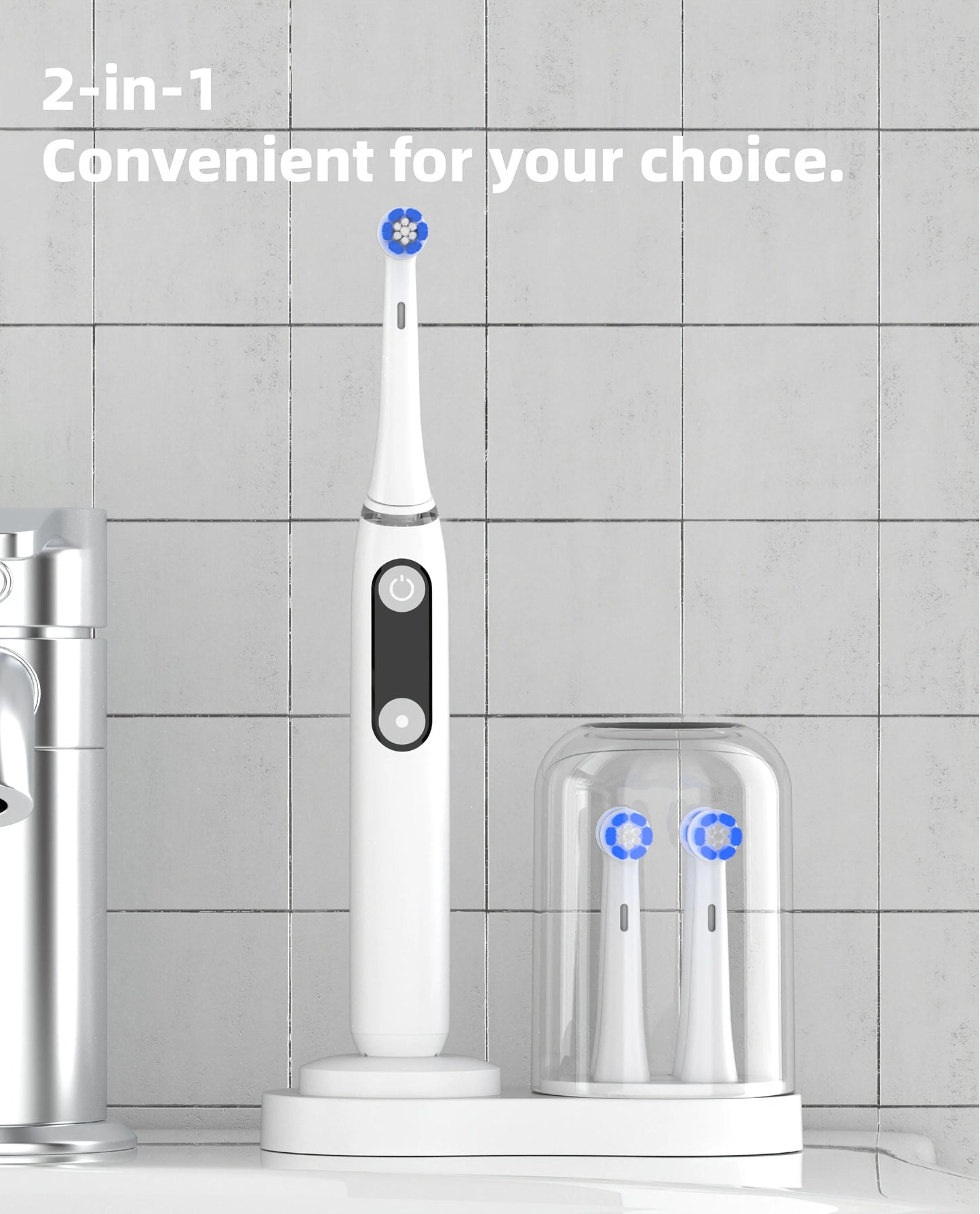 1pc-Electric Toothbrush Holder, for IO/EB Series, IO/EB Series Induction Charger, IO/EB Series Brush Head Placement Universal Beauty World Shop