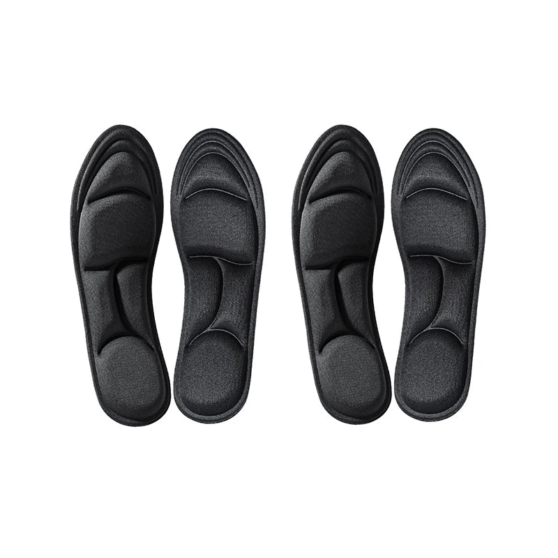 1/2/4/16Pairs 5D Massage Memory Foam Insoles For Shoes Sole Breathable Cushion Sport Running Insoles For Feet Orthopedic Insoles Beauty World Shop