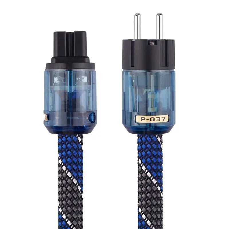YYAUDIO Power Cable HiFi OCC Audio Cable EU/US Vseries Connecter Amplificateur, Filtre 1m 1.5m Beauty World Shop
