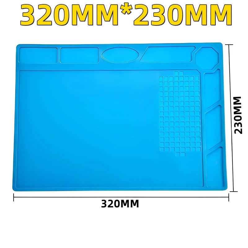 ESD Soldering Mat Repair Pad Insulation Heat Resistant Soldering Station Silicon Work Pad Desk Platform Phone Repair Tool Kit Beauty Fashion