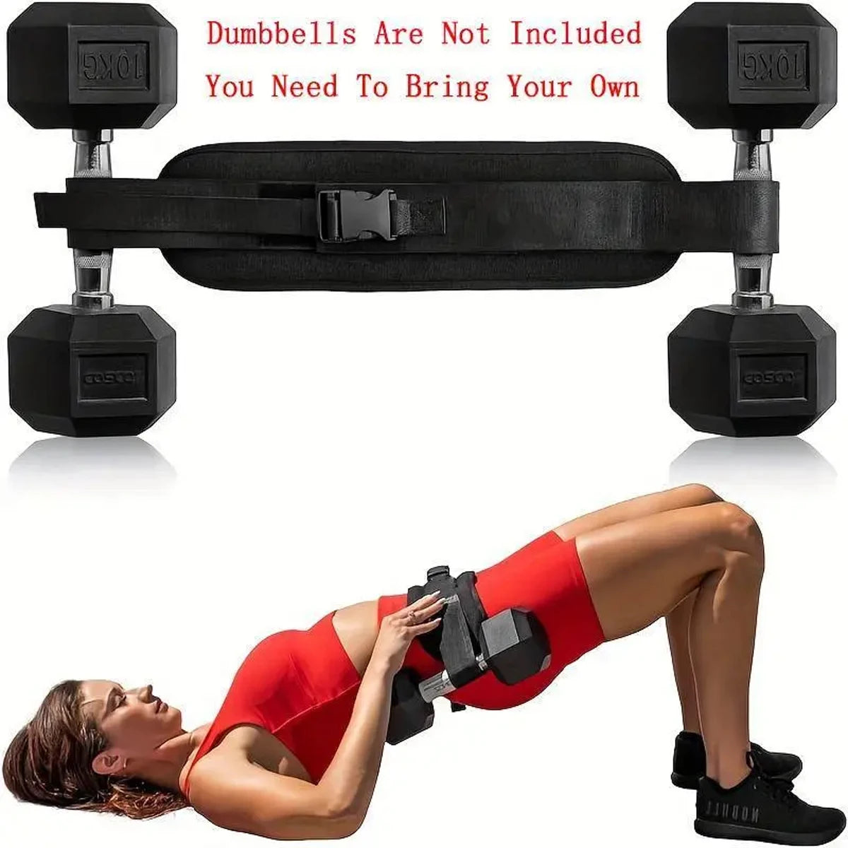 Adjustable Weighted Waist Belt, for Home Workouts, Dumbbell Training & Hip Shaping, Home Gym Fitness Equipment Beauty World Shop