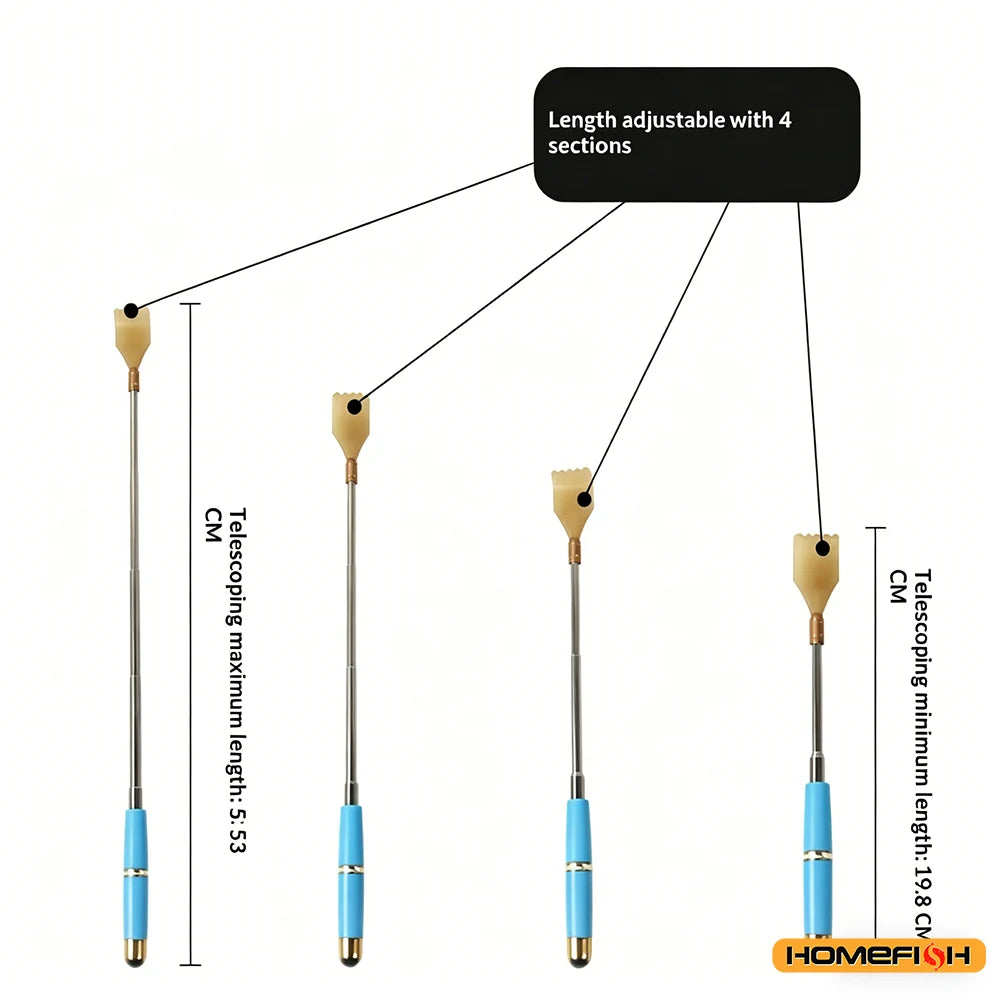 Extendable Magnetic Ball Back Scratcher Telescopic Scratcher Massager Portable Back Reliever Beauty World Shop
