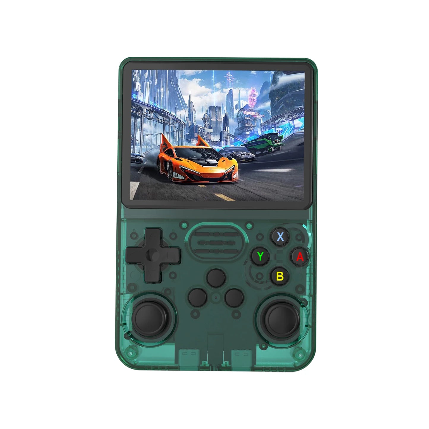 GAMINJA R36S Handheld Game Console 3.5Inch IPS 640x480 Screen Built in 64GB Memory Classic Games Portable Handheld Game Console Beauty World Shop