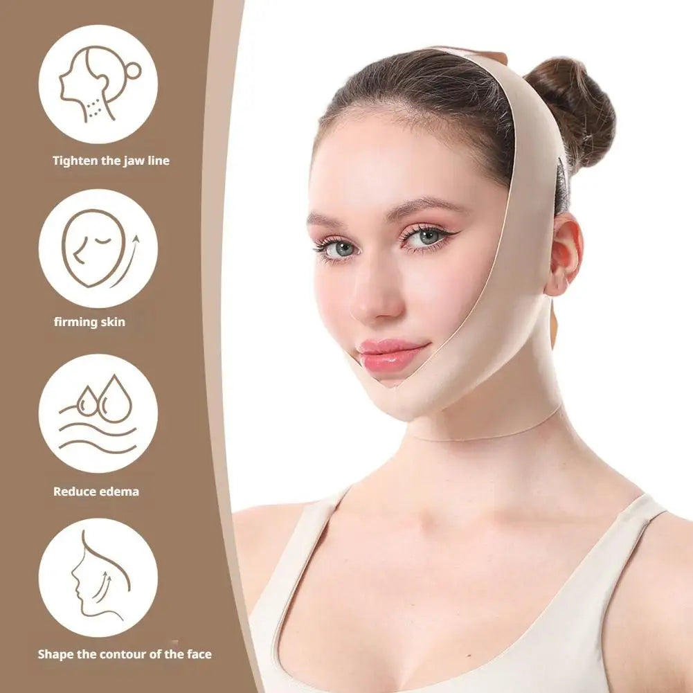 Face V Shaper Facial Slimming Bandage Relaxation Lift Up Belt Shape Lift Reduce Double Chin Face Thining Band Massage Hot Sale Beauty Trend Shop