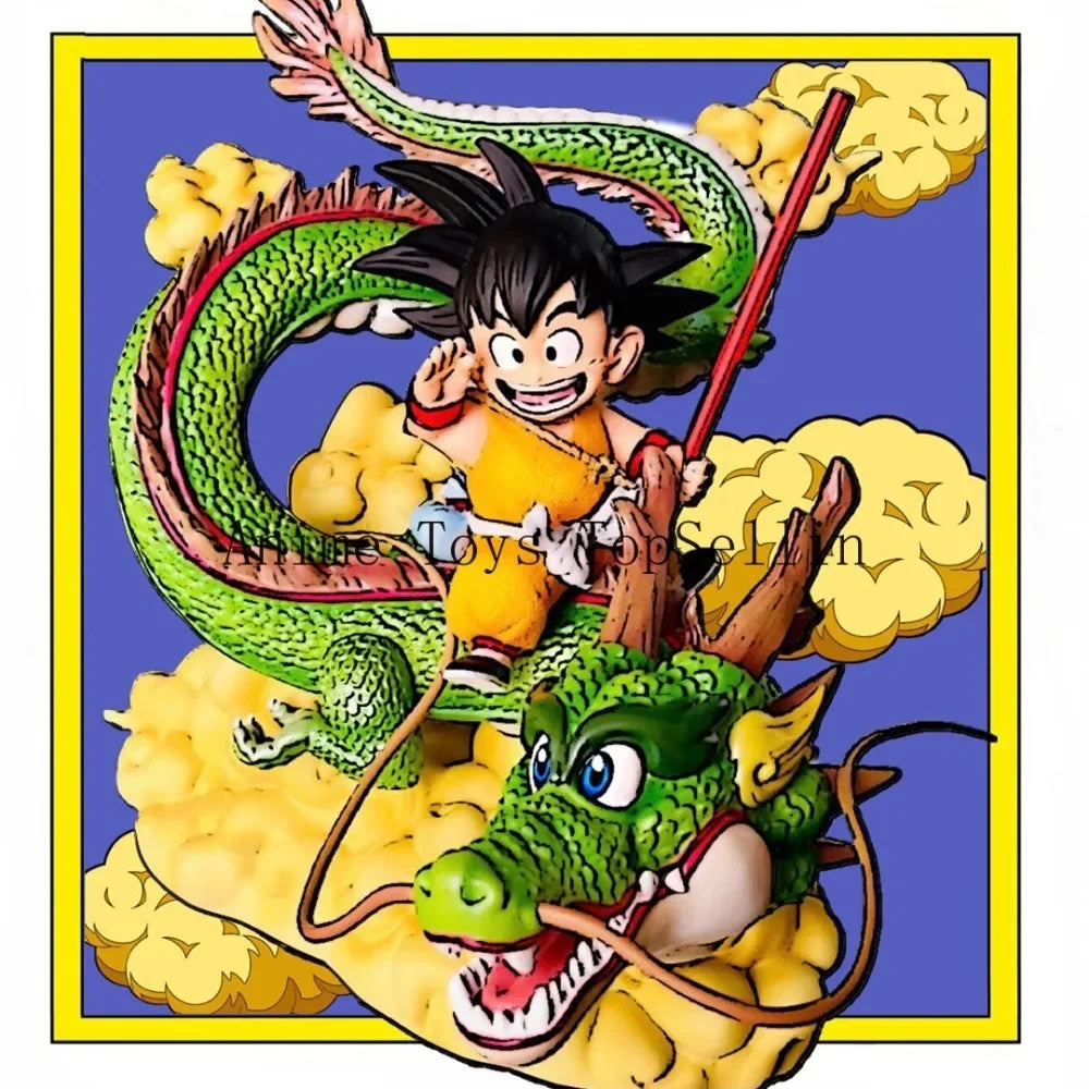 15cm Anime Dragon Ball Figure Goku and Dragon Figure PVC Action Figures Collection Model Toys Gifts Beauty World Shop