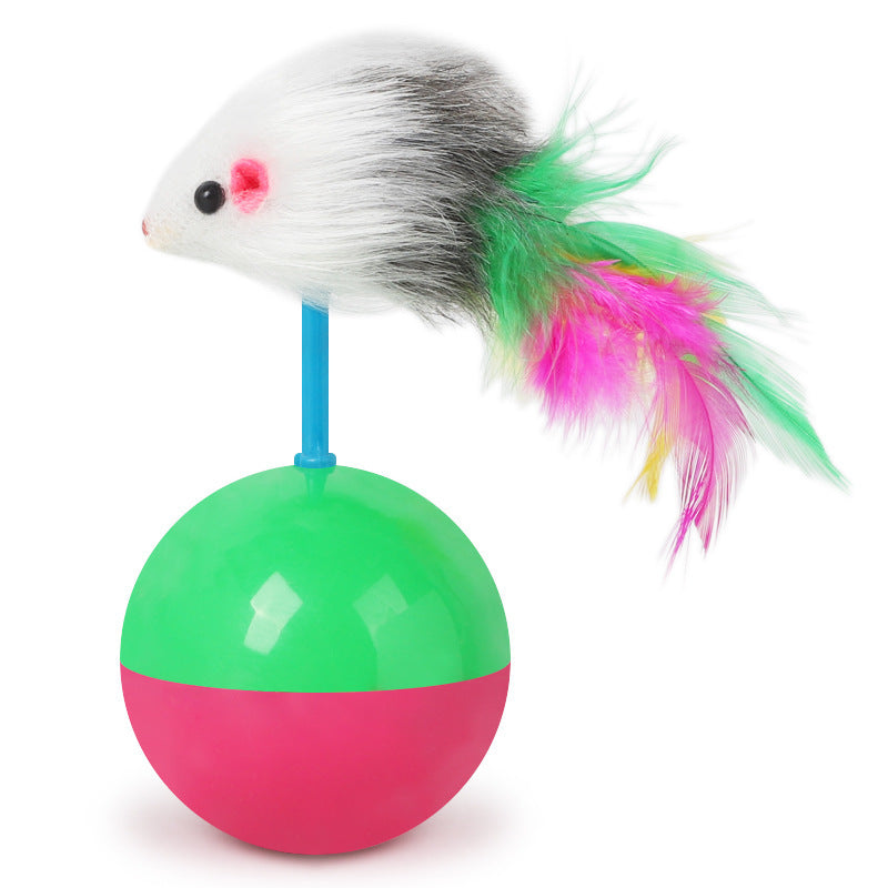 New cat toys set Mouse not tumbler fun teasing cats and dogs self high toys pet supplies set of toys teasing cat toys Beauty World Shop