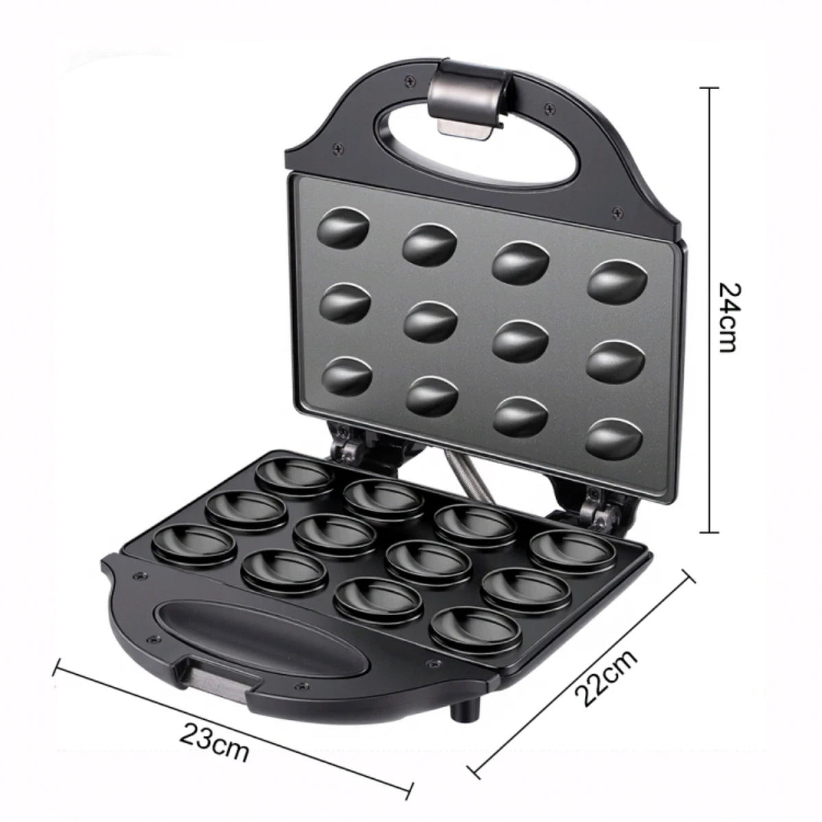 Electric Walnut Cake Waffle Maker With Nuts 12 Holes Cooking Kitchen Biscuits Making for Baking Business Nuts Waffle Beauty World Shop