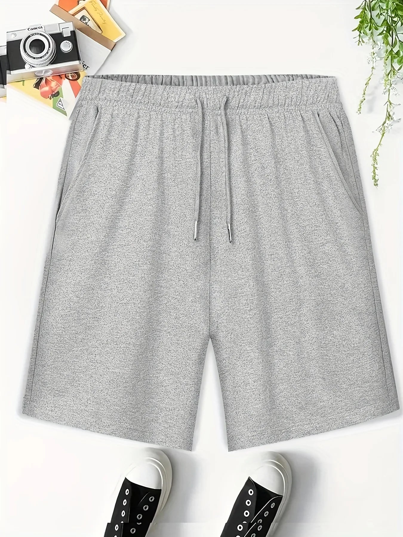 American Retro Men's Plus Size Sports Casual Shorts Summer New Men's and Women's Casual Streetwear Fashion
