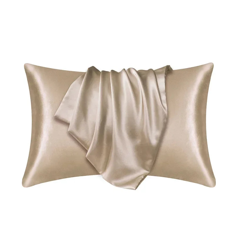 100% Natural Mulberry Silk Pillow Case Real Silk Protect Hair Skin Pillowcase Any Size Customized Bedding Pillow Cases Cover Beauty World Shop