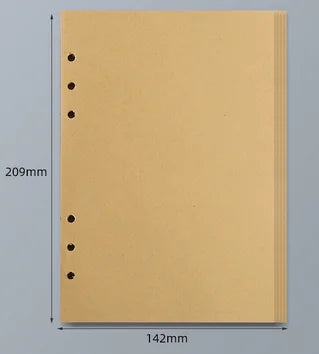 45 Sheets A5 A6 A7 Loose Leaf Notebook Refill Spiral Binder Inner Page Line Blank craft Grid Inside Paper Stationery Beauty World Shop